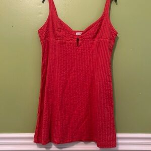 EUC Linen mini dress Urban Outfitters